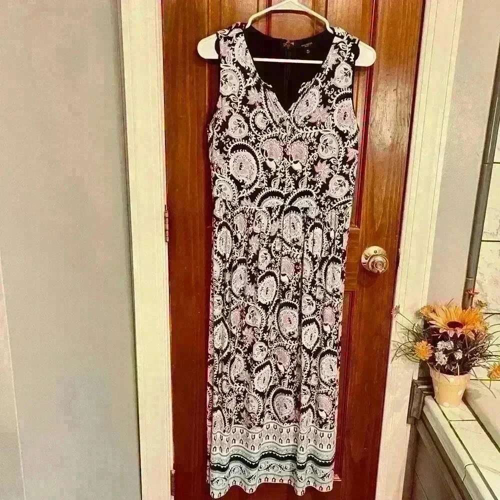 Talbots Maxi Ladies Paisley Dress - Picture 12 of 12